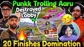 Punkk Trolling Aaru GodLike B2B Squad Wipes 20 Finishes Domination