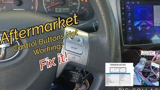 Aftermarket Steering Wheel Controls Issues | Toyota Corolla Steering Wheel Controls