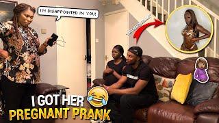 PREGNANCY PRANK ON MY AFRICAN MUM *SHE WORE A FAKE BUMP*