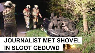 Persfotograaf en vriendin aangevallen bij opnames - 'Met shovel aangereden'