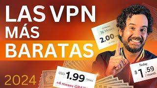 ¿Cuál es la mejor VPN barata?  ¡ Las VPN más baratas que puedes conseguir en 2024 !