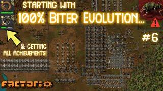 Modular Armor OP vs Behemoths PLS NERF // FACTORIO but start with 100% Biter Evolution... (#6)