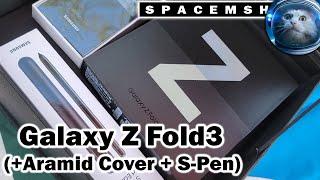 Galaxy Z Fold3 5G First Look + Aramid Cover + S-Pen