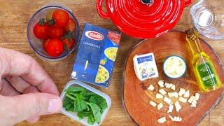 ASMR Baked Feta Cheese Pasta MINI KITCHEN SET COOKING Tiny Food