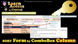 Sort Access Form by Combobox Column