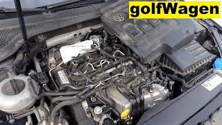 VW Golf 7 oil pressure regulating control valve N428 location