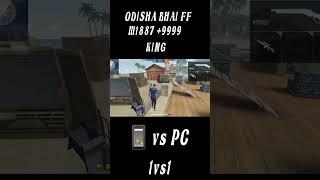 1v1 custom silu vs sibaji  vs PC #freefire #odisha #odia