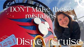 Lessons Learned that No One is Talking About for Disney Cruises