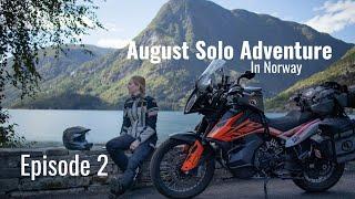 Solo Motorcycle Adventure in NORWAY on my KTM 790 adv S [S1-E2 Røldal to Flåm]