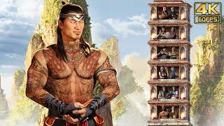 Mortal Kombat 1 - LIU KANG Klassic Towers Gameplay (Very Hard Difficulty) @ 4K 60ᶠᵖˢ 