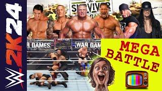 BROCK Lesnar | Hollywood Hogan | Batista | Undertaker | WWE 2k24 Battle Royal | Entrance with Music