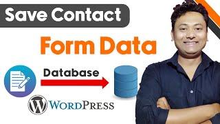 How to Store Contact Form Data into Database | WordPress Tutorial
