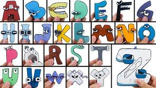 CREATING ALL ALPHABET LORE (A-Z) with Clay/Plasticine