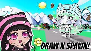 Roblox Draw aNd Spawn! Spawning My Own Doodle Boss NPC