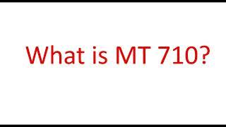 What is MT 710 in Documentary Credit