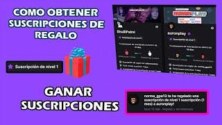 Como obtener suscripciones en twitch, streamers Auronplay & otros