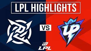 NIP vs UP Highlights ALL GAMES | LPL 2024 Summer | Ninjas in Pyjamas vs Ultra Prime