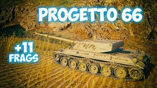 Progetto 66 - 11 Frags 7K Damage - It's easy in the top! - World Of Tanks