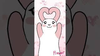 I love you  send it to ir crush #animation #love #art #rabbits #i_love_you  #cute