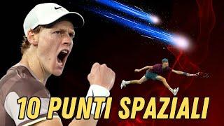 10 Punti Allucinanti di Jannik Sinner