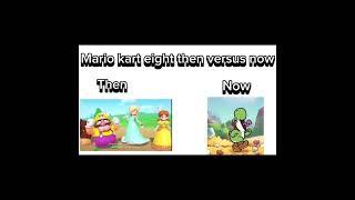 Mario kart eight then versus now#MarioKart #Meme #funny