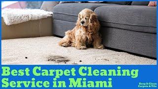 Carpet Cleaning Service in Miami by Keep It Clean Carpets and Tile!