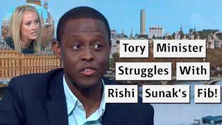 Tory Minister Called Out Over Rishi Sunak's £2000 Tax Fib!