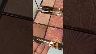 This glow!  Obsessed with Charlotte Tilbury GLOWGASM Face Palette! #shorts #charlottetilbury #asmr