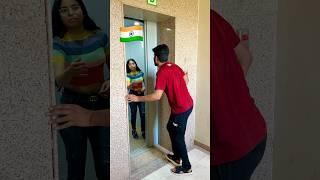 India Vs America ~ While using Elevator  #priyalkukreja #shorts