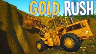 Gold Rush - Deep Pit Gold Digging! - New Mine Site & A Bulldozer - Gold Rush The Game Gameplay