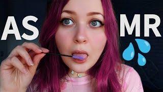 АСМР макияж слюнкой  ASMR SPIT PAINTING your Makeup  [все серии]