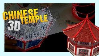 ▶ 3D Pen | Making Chinese Temple | 3D Creations