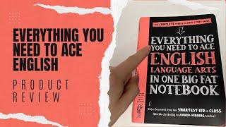 Everything you need to Ace English language arts in one big fat notebook: In one ￼quick review