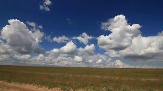 Travel in Kazakhstan. Spring. Nature. Steppe