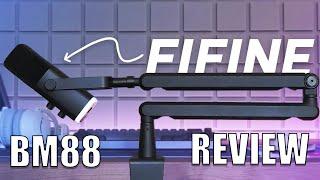 This New Low Profile Microphone Arm Is A Game Changer! | FIFINE BM88 Mic Stand Review