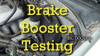 How to Test For a Bad Brake Booster / Brake Booster Testing