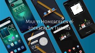 Miui 11 Themes |Top 3  Best Homescreen & Lockscreen Themes | Beautiful Icons