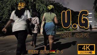   EVENING STROLL EP 1: 4K Evening Walking Tour Of  The University Of Ghana, Legon Campus