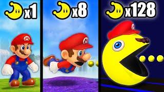 Mario Odyssey, but every Moon evolves Mario into PACMAN…