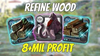 8 Million Profit Refining Wood | Complete Guide | Albion Online