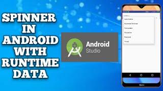 Spinner Android Studio | Java android Spinner | Spinner in android Java | Java Spinner for android