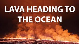 More Roads At Risk as Lava is Heading Now Towards the Ocean Which Could be Fatal in Iceland