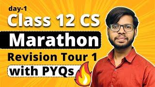 Class 12 CS | Revision Tour 1 | Marathon | Class 12 Python | Class 12 Computer Science |Vishal Kumar