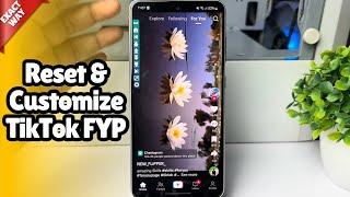 How to reset and customize tiktok FYP (2025)