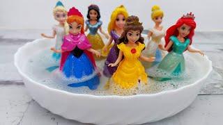 ASMR | Unboxing Mattel Disney Princess Spin & Reveal Surprise Dolls! Satisfying video | Review Toys