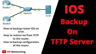 How To Backup Router IOS On TFTP Server | How To Restore IOS From TFTP Tp Router | IOS Upgradation |