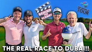 Behind The Scenes At EPIC SPEED Challenge With DP World Tour!! | FT Min Woo Lee & Angel Hidalgo 