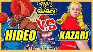 SFV CE  Hideo (Balrog) vs Kazari (Karin)  Ranked Set  Street Fighter 5