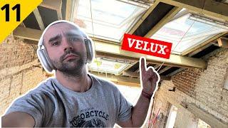 11. RENOVATION MAISON - Pose de 3 ENORMES VELUX ELECTRIQUES !