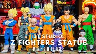 JT STUDIO - DRAGON BALL Z (Z Fighters) Statue Recast. THIS IS NOT INFINITE STUDIO DRAGON BALL STATUE